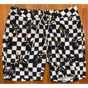 Quiksilver Mens 34 Julian David Collaboration Board Shorts Beach Swim Trunks